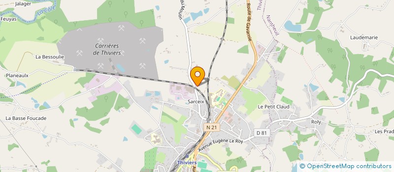 localisation de l'entreprise INDIVISION BUISSON  SAINT-JORY-DE-CHALAIS