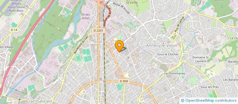 localisation de l'entreprise INDIVISION BULHER à ANNECY