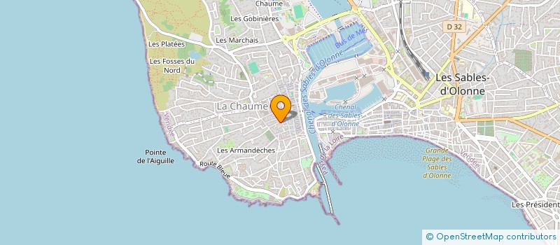 localisation de l'entreprise INDIVISION BULTEAU CSV à LES SABLES D'OLONNE