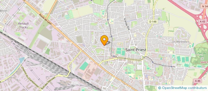 localisation de l'entreprise INDIVISION BURGARELLA  SAINT-PRIEST