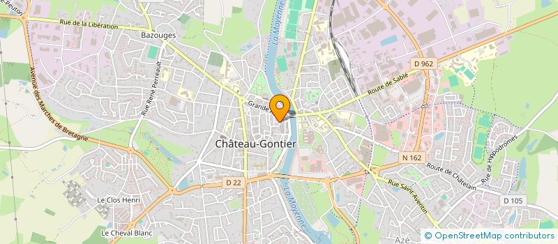 localisation de l'entreprise INDIVISION BURGAT à CHATEAU-GONTIER-SUR-MAYENNE