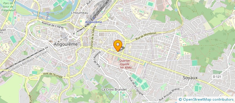 localisation de l'entreprise INDIVISION BURGAUD GRIMART MOUOPOCK DOM à ANGOULEME