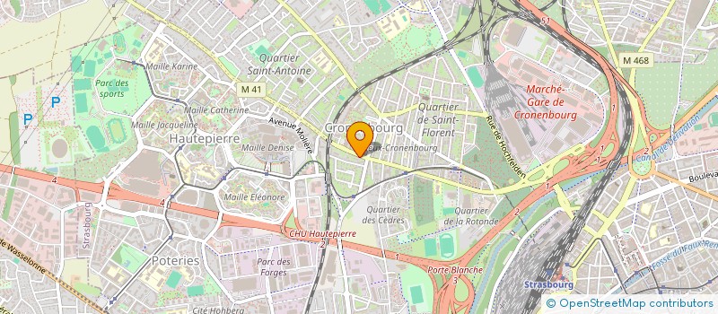 localisation de l'entreprise INDIVISION BURGEL à STRASBOURG