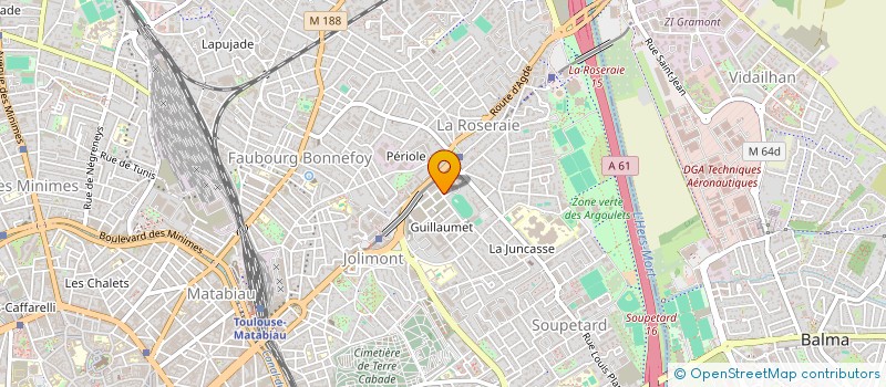 localisation de l'entreprise INDIVISION BURLOTTE / DELAGE à TOULOUSE
