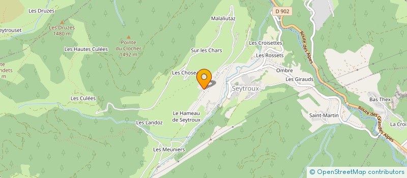 localisation de l'entreprise INDIVISION BURN TONY ET JOANNA  SEYTROUX