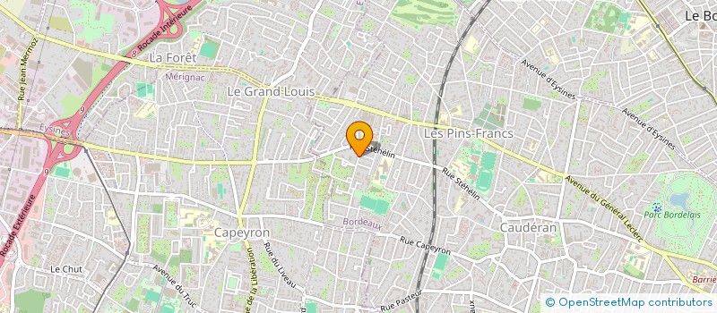 localisation de l'entreprise INDIVISION BUSCO / GACEM  BORDEAUX