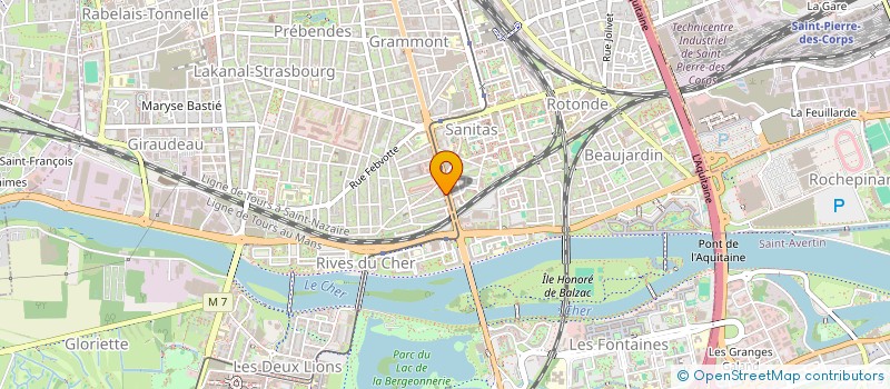 localisation de l'entreprise INDIVISION BUSKER RAJALU  TOURS