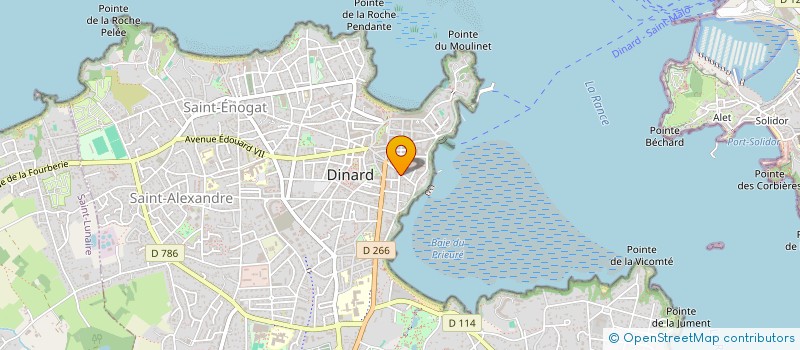 localisation de l'entreprise INDIVISION BUSNEL - HAMONET  DINARD