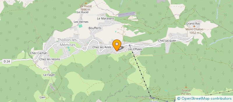 localisation de l'entreprise INDIVISION BUTZIG  THOLLON-LES-MEMISES