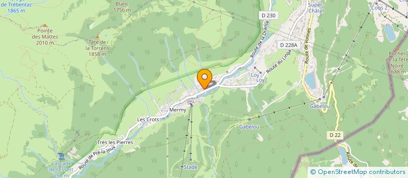 localisation de l'entreprise INDIVISION C&B  CHATEL