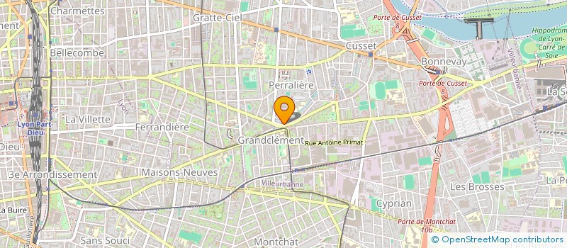 localisation de l'entreprise INDIVISION C V MOUSSERON  VILLEURBANNE