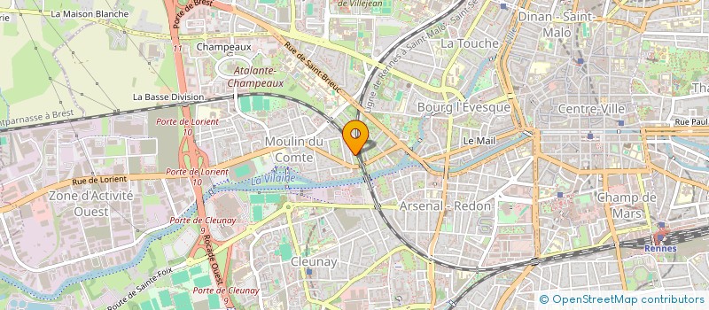 localisation de l'entreprise INDIVISION CABAILLOT-ONILLON  RENNES