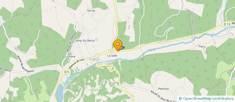 localisation de l'entreprise INDIVISION CABANE  CATUS