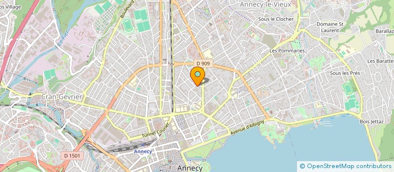 localisation de l'entreprise INDIVISION CABANES CASTAGNO à ANNECY