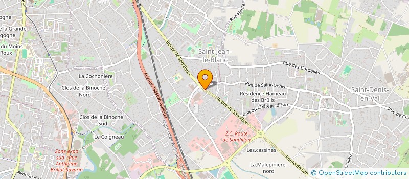 localisation de l'entreprise INDIVISION CABEZAS RAMAUGE  SAINT-JEAN-LE-BLANC