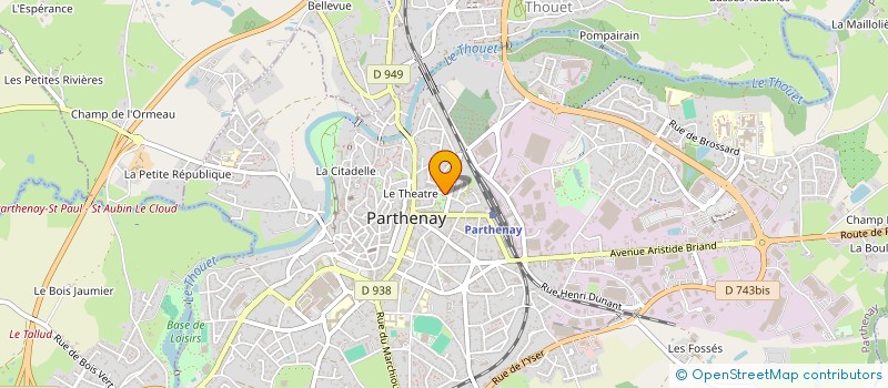 localisation de l'entreprise INDIVISION CABINET DESSEIGNET à PARTHENAY