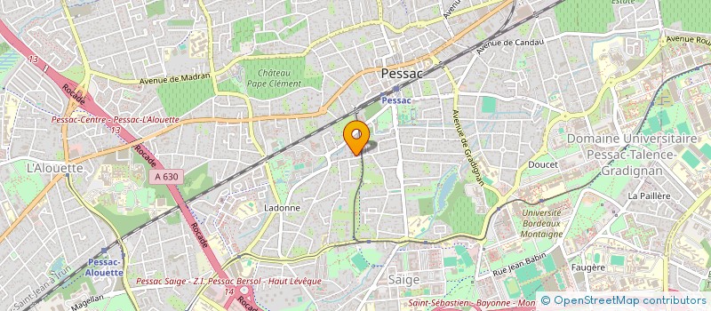 localisation de l'entreprise INDIVISION CABRERO FASSY à PESSAC