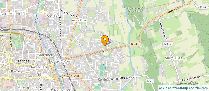 localisation de l'entreprise INDIVISION CACHOU DAMIEN ET SAINT-JEAN SANDRA  AUREILHAN