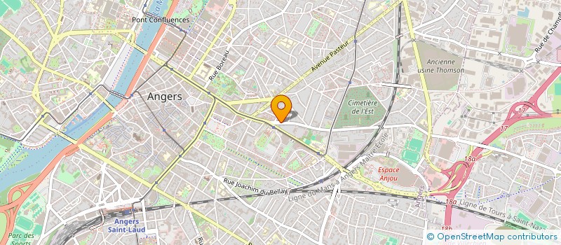 localisation de l'entreprise INDIVISION CADEAU à ANGERS