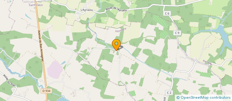 localisation de l'entreprise INDIVISION CADILHON à HONTANX