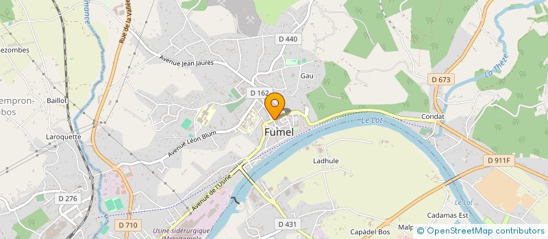 localisation de l'entreprise INDIVISION CADILLON-FLORES  MONSEMPRON-LIBOS