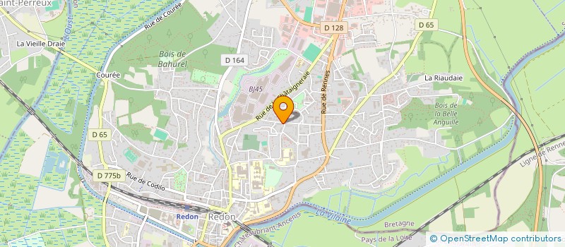 localisation de l'entreprise INDIVISION CADORET PAULETTE à REDON
