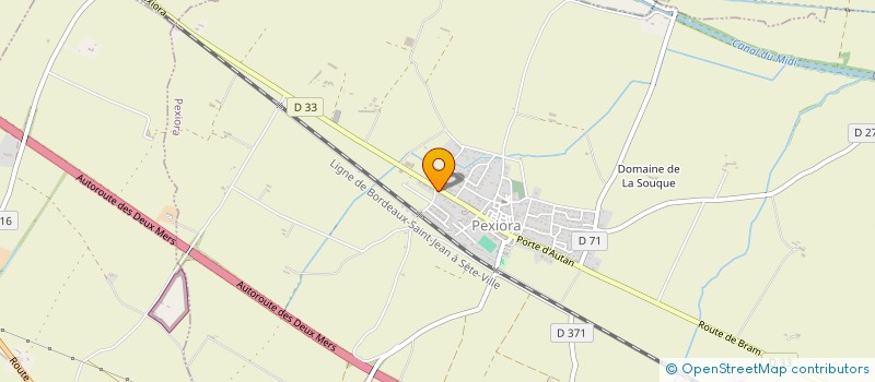 localisation de l'entreprise INDIVISION CAHUZAC-CASTELLANO  PEXIORA