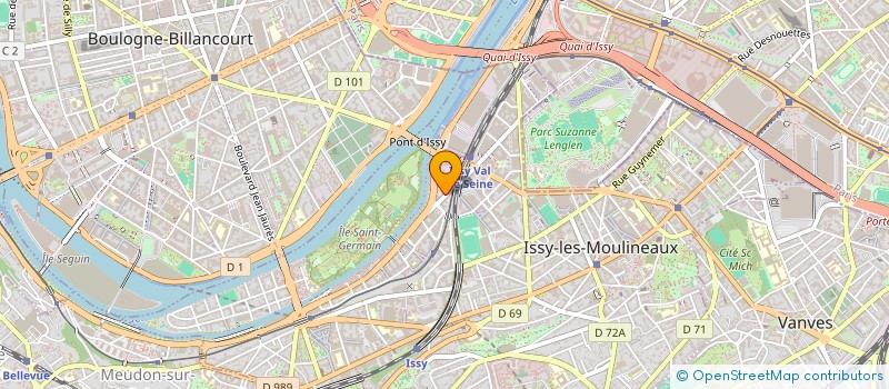 localisation de l'entreprise INDIVISION CAI LE TEXIER à ISSY-LES-MOULINEAUX