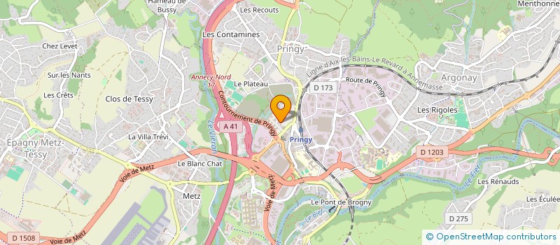 localisation de l'entreprise INDIVISION CAILLE-BARBOSA à ANNECY