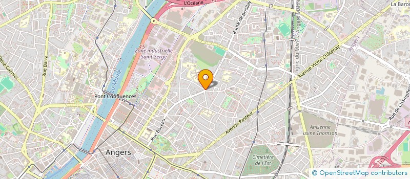 localisation de l'entreprise INDIVISION CAILLE VIEILLOT à ANGERS