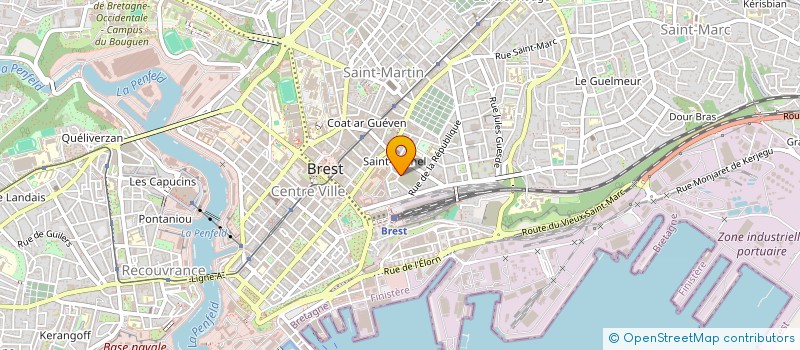 localisation de l'entreprise INDIVISION CAILLEAU BAPTISTE ET DERRE DELPHINE à BREST