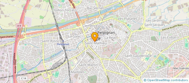localisation de l'entreprise INDIVISION CAILLEAU GIANNICI à PERPIGNAN