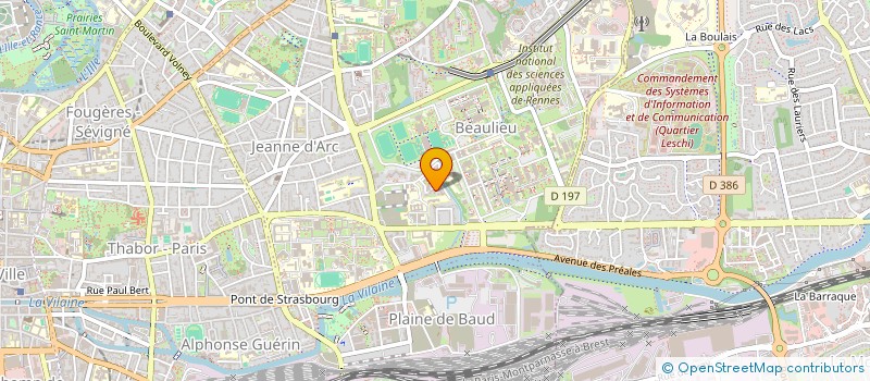 localisation de l'entreprise INDIVISION CAILLIAU CLAIRE  RENNES