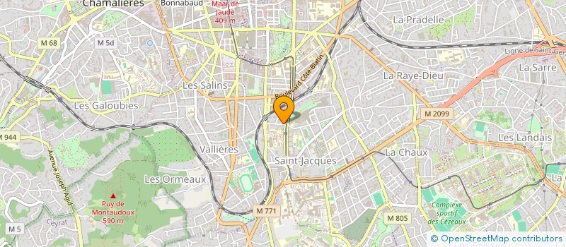 localisation de l'entreprise INDIVISION CAILLIAU - DEFRANCQ  CLERMONT-FERRAND