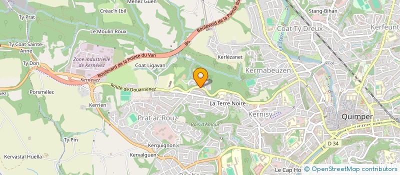 localisation de l'entreprise INDIVISION CAILLIER à QUIMPER