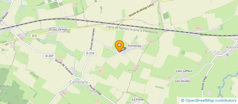 localisation de l'entreprise INDIVISION CAILLIEZ  CAMPIGNY