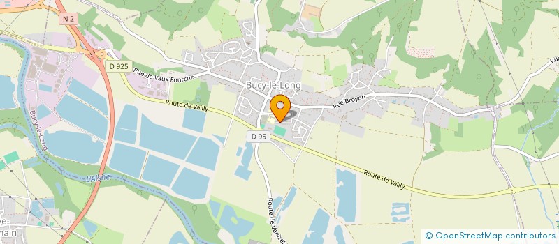 localisation de l'entreprise INDIVISION CAILLIEZ THOMAS  BUCY-LE-LONG