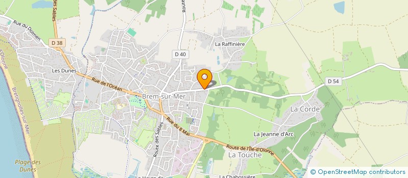 localisation de l'entreprise INDIVISION CAILLOT à BREM-SUR-MER