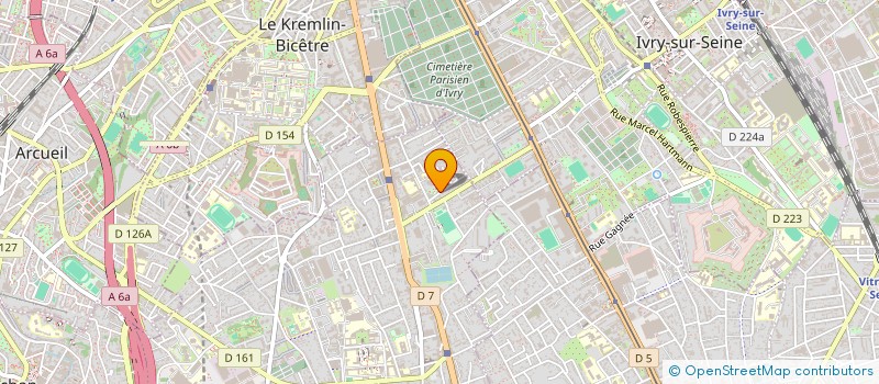 localisation de l'entreprise INDIVISION CAILLOT - LEGER  VILLEJUIF