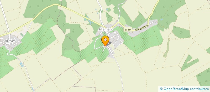 localisation de l'entreprise INDIVISION CAIN  ALLEMANT