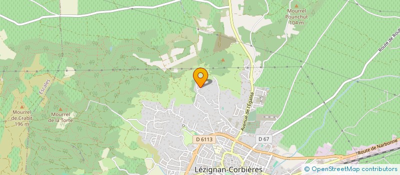 localisation de l'entreprise INDIVISION CALABUIG  LEZIGNAN-CORBIERES