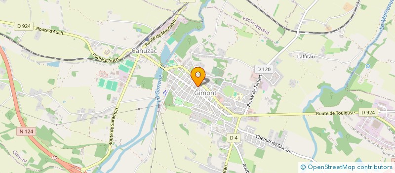 localisation de l'entreprise INDIVISION CALAIS GAUTRAND GARDET  GIMONT