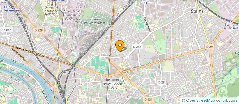 localisation de l'entreprise INDIVISION CALDAS GREGORIO GONCALVES DIAS  PIERREFITTE-SUR-SEINE