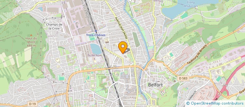 localisation de l'entreprise INDIVISION CALDERARI à BELFORT