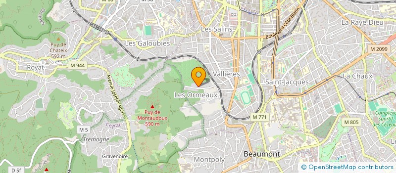 localisation de l'entreprise INDIVISION CALERO-OCAMPO  CLERMONT-FERRAND