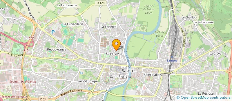 localisation de l'entreprise INDIVISION CALLAUD FREJEAN  SAINTES