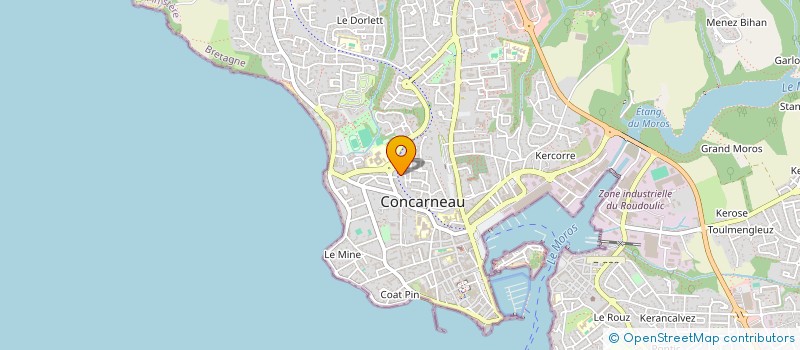 localisation de l'entreprise INDIVISION CALLO  CONCARNEAU