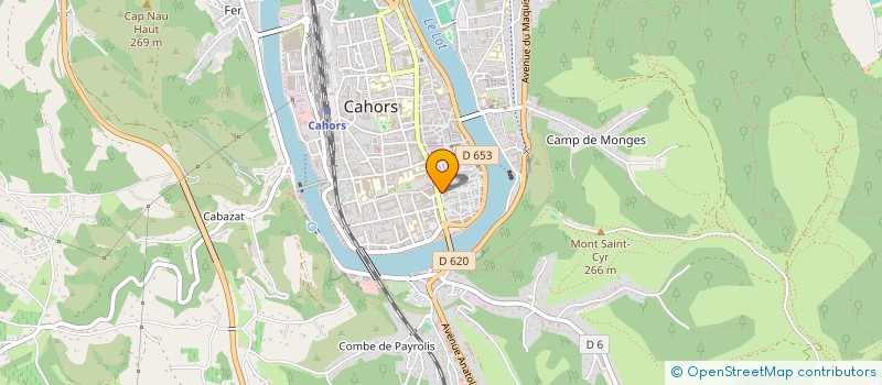 localisation de l'entreprise INDIVISION CALMEJANE-COURS-FERRON  CAHORS