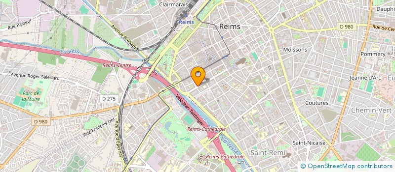 localisation de l'entreprise INDIVISION CALSAC  REIMS