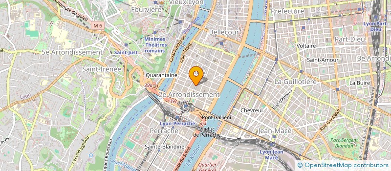 localisation de l'entreprise INDIVISION CALVEL  LYON